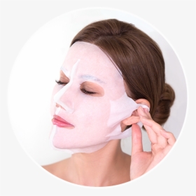 Transparent Masks Makeup - Mask On Girl Face, HD Png Download, Transparent PNG