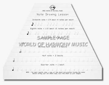 Note Drawing Lesson - Frere Jacques German, HD Png Download, Transparent PNG