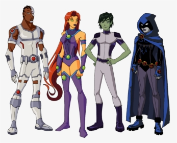 Teen Titans Vs - Raven Teen Titans Vs Justice League Naked, HD Png Download, Transparent PNG