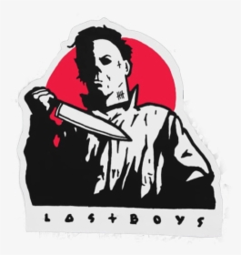 #stickergang #lost #boys #michael #myers #knife #serial - Knife Michael Myers, HD Png Download, Transparent PNG
