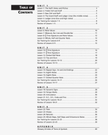 Product Thumbnail - Alfred Music Theory Book 3 Table Of Contents, HD Png Download, Transparent PNG