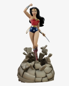 Justice League Animated Statue, HD Png Download, Transparent PNG