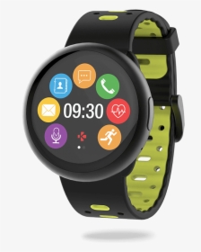 Smartwatch With Circular Color Touchscreen And Heart-rate - Mykronoz Smartwatch Zeround 2, HD Png Download, Transparent PNG