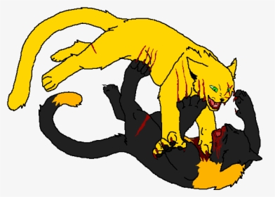 Cat Fight Clipart , Png Download - Warrior Cats Fan Art, Transparent Png, Transparent PNG