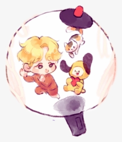 #jimin #bts #chimmy #calico Cat #uwu #bt21 #army - Cartoon, HD Png Download, Transparent PNG