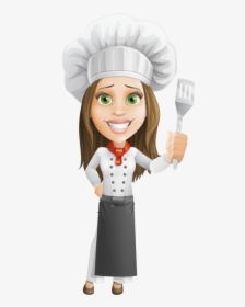 Picture - Chef Cartoon Girl, HD Png Download, Transparent PNG