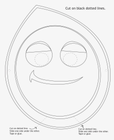 Drawing Halloween Mask - Circle, HD Png Download, Transparent PNG
