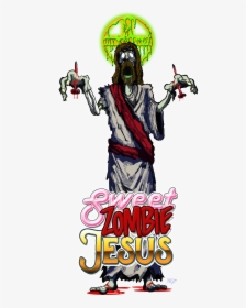 Sweet Zombie Jesus Final For Darks - Poster, HD Png Download, Transparent PNG
