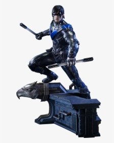 Batman Arkham Knight Nightwing Statue, HD Png Download, Transparent PNG