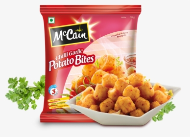 Mccain Crispy Chilli Garlic Potato Nuggets Bites - Mccain Chilli Garlic Potato Bites, HD Png Download, Transparent PNG