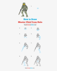 How To Draw Master Chief From Halo, HD Png Download, Transparent PNG