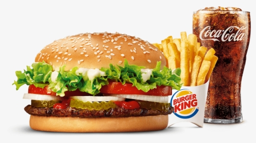 Chatpata Burger Burger King - Burger King Combo Png, Transparent Png, Transparent PNG
