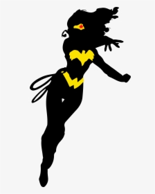 Diana Prince Themyscira Art Superhero Female - Silhouette Wonder Woman Vector, HD Png Download, Transparent PNG