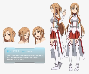 Sword Art Online Character Design, HD Png Download, Transparent PNG