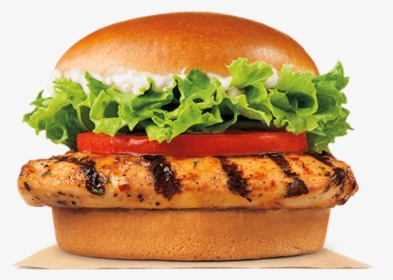 Burger King Grilled Chicken Sandwich, HD Png Download, Transparent PNG