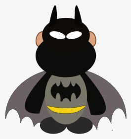 Snout,black Cat,small To Medium Sized Cats - Monkey Batman, HD Png Download, Transparent PNG