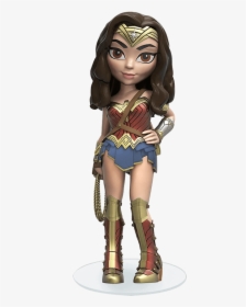Dawn Of Justice Wonder Woman Rock Candy Vinyl Figure - Funko Rock Candy Captain Marvel, HD Png Download, Transparent PNG