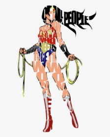 Wonder Woman Art Abstract, HD Png Download, Transparent PNG