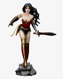 Dc Comics Wonder Woman Pvc Figure Yamato Silo 903177 - Wonder Woman Statue, HD Png Download, Transparent PNG