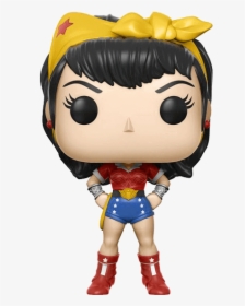 Dc Bombshells Wonder Woman Pop Figure - Funko Pop Bombshells Wonder Woman 167, HD Png Download, Transparent PNG