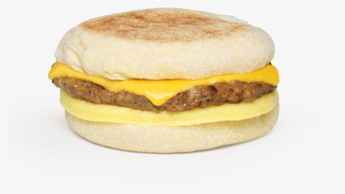 Transparent American Cheese Png - Sausage Egg And Cheese Muffin, Png Download, Transparent PNG