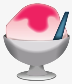 Shaved Ice Emoji Png, Transparent Png, Transparent PNG