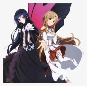 Accel World, Kuroyukihime, And Sword Art Online Image - Anime Accel World X Sao, HD Png Download, Transparent PNG