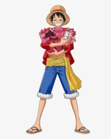 One Piece Luffy Valentine, HD Png Download, Transparent PNG