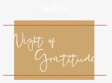 Gratitude , Png Download - Calligraphy, Transparent Png, Transparent PNG