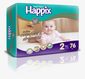 Transparent Baby Diaper Png - Happix Diapers, Png Download, Transparent PNG