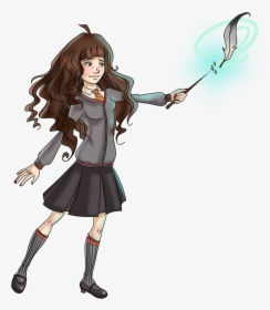 Collection Of Free Hermione Drawing Lemon Download - Hermione Harry Potter Drawing, HD Png Download, Transparent PNG