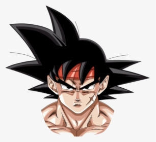 Dragon Ball Goku Head Clipart Black And White Transparent - Dragon Ball Z Head, HD Png Download, Transparent PNG