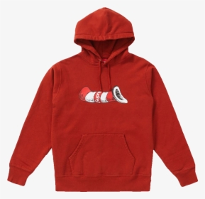 Seuss Cat In The Hat Hooded Sweatshirt - Champion Hoodie Dr Seuss, HD Png Download, Transparent PNG