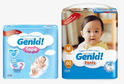 Genki Diapers, HD Png Download, Transparent PNG