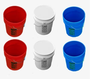 5 Gallon Buckets, Six Pack - 5 Gallon Bucket, HD Png Download, Transparent PNG