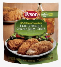 Tyson Lightly Breaded Chicken Tenders Nutrition, HD Png Download, Transparent PNG