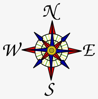 Key And Compass Rose, HD Png Download, Transparent PNG