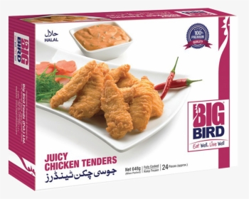 Big Bird Juicy Chicken Tenders 648 Gm - Big Bird Food Pvt Ltd, HD Png Download, Transparent PNG