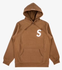 Supreme S Logo Hooded Sweatshirt - Hoodie, HD Png Download 