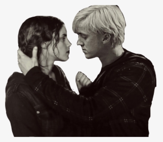 #dramione #draco #malfoy #hermione #granger #freetoedit - Draco Malfoy Og Hermione, HD Png Download, Transparent PNG