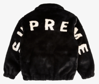 Leather Jacket Supreme Coat Clothing - Supreme Jacket Transparent, HD Png Download, Transparent PNG