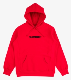 Supreme Motion Logo Hoodie Red, HD Png Download, Transparent PNG