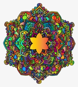 Mandala, Floral, Flower, Abstract, Chromatic, Colorful - Colorful Mandala Designs, HD Png Download, Transparent PNG