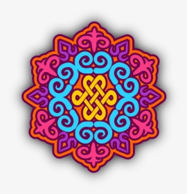 Transparent Colorful Mandala Png - Colorful Mandala, Png Download, Transparent PNG