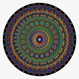 Mandala Hippie Psychedelia Hinduism Color - High Quality Product Logo, HD Png Download, Transparent PNG