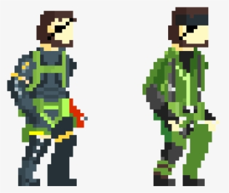 Big Boss Metal Gear Solid Pixel Art, HD Png Download, Transparent PNG