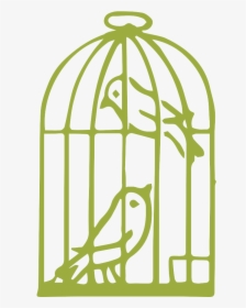 Bird Cage Coloring Page, HD Png Download, Transparent PNG