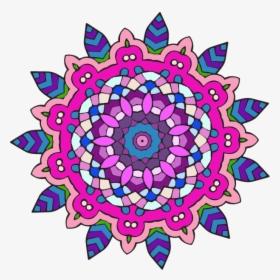 Clip Art Colorful Mandala Designs - Colorful Colorful Mandala Designs, HD Png Download, Transparent PNG