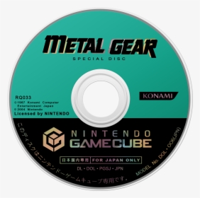 Metal Gear Twin Snakes Gamecube Disc, HD Png Download, Transparent PNG