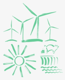 Generating Our Electricity - Wind Turbine, HD Png Download, Transparent PNG